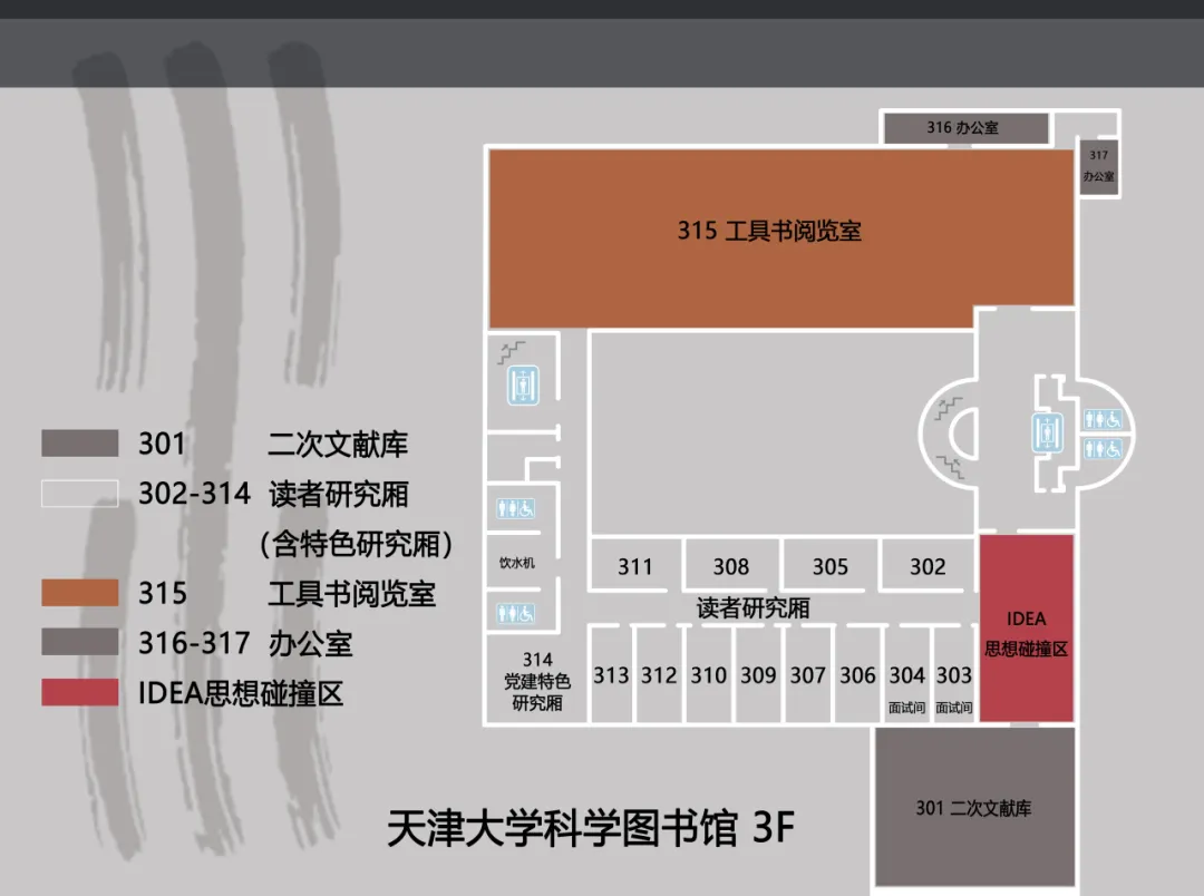 卫津路校区-科学图书馆-三层-导视图.webp